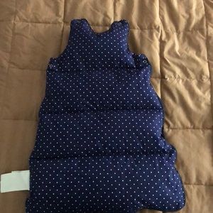 Pottery Barn Kids down sleep sack.